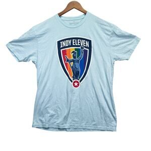 Indy Eleven 11 Football Soccer Team Club Indianapolis IN Pride LGBTQ FC Blue XL